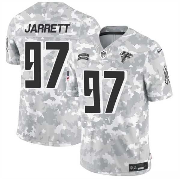 Mens Atlanta Falcons #97 Grady Jarrett 2024 F.U.S.E. Arctic Camo Salute to Service Limited Stitched Jersey Dzhi->atlanta falcons->NFL Jersey